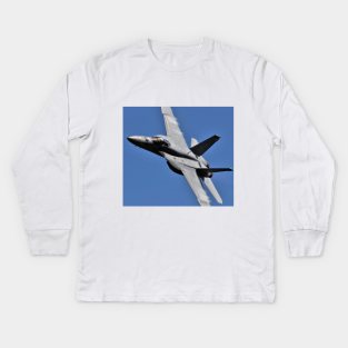 F/A-18E Super Hornet high-speed Kids Long Sleeve T-Shirt